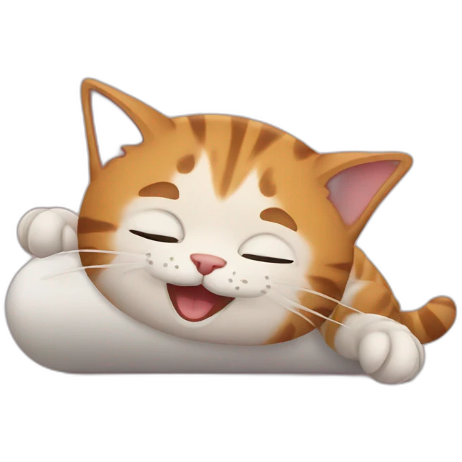 cat rolling emoji