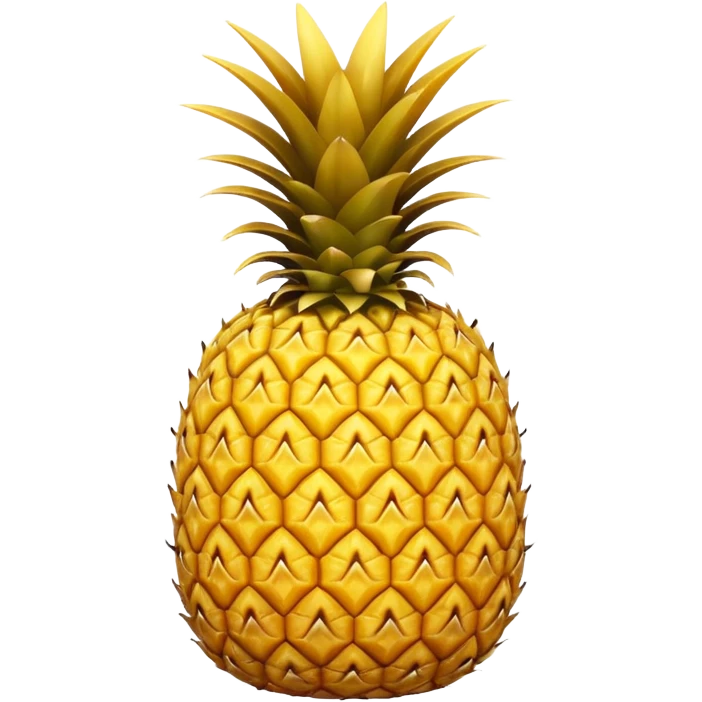 Upside down pineapple with no background emoji