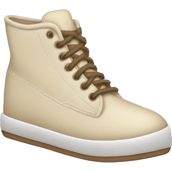 beige shoe emoji