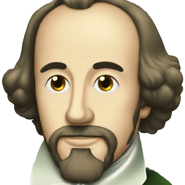 dollar bill with shakespeare emoji
