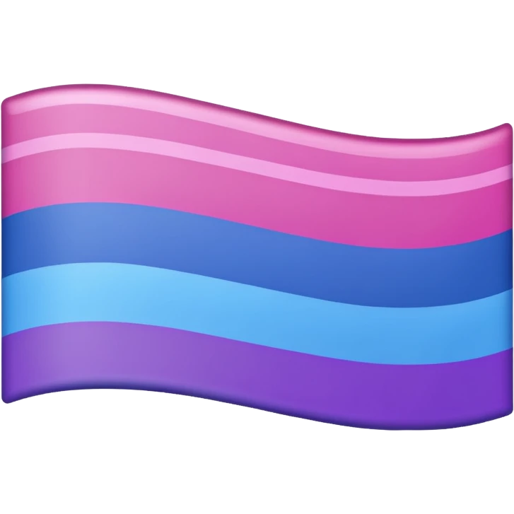 A bisexual flag emoji