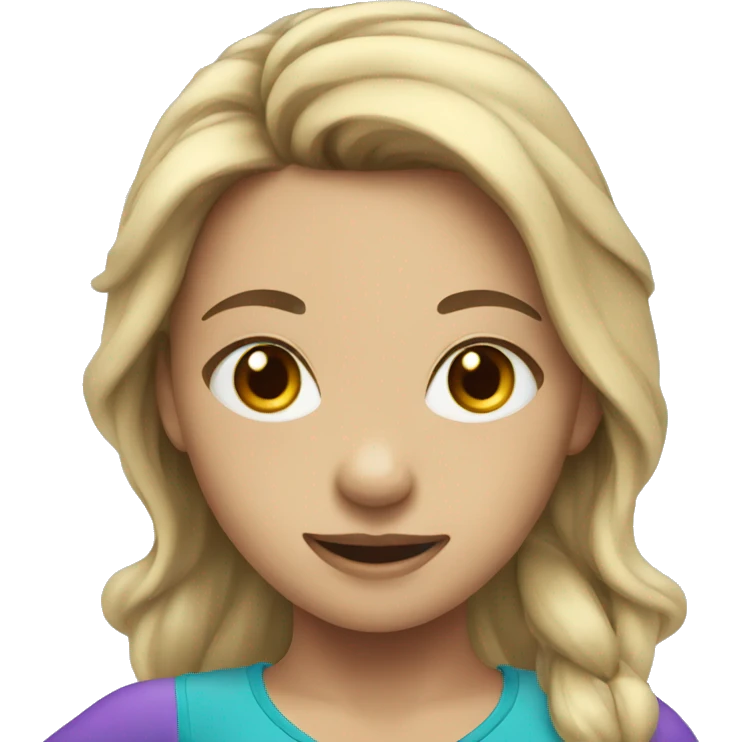 Girl figure skater emoji