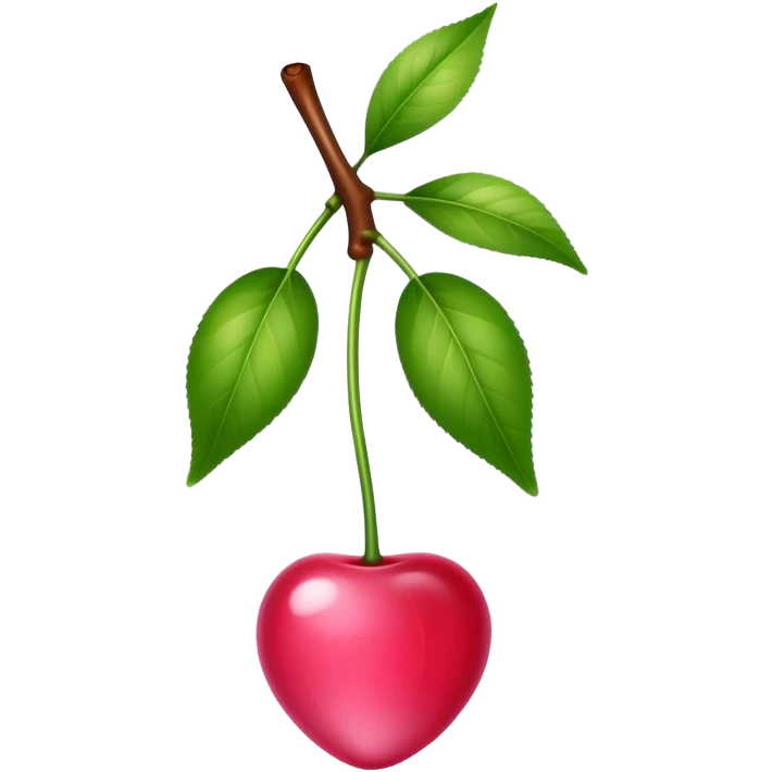 Cherry pink emoji