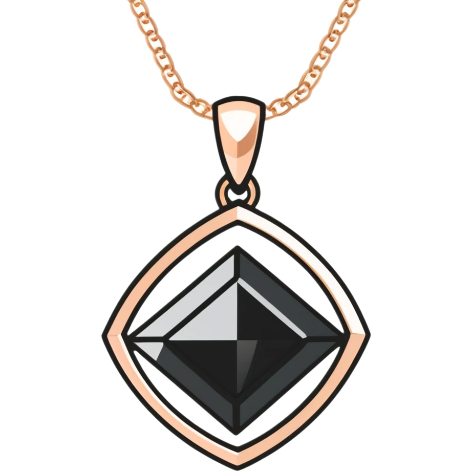 elegant rose gold diamond jewelry piece emoji