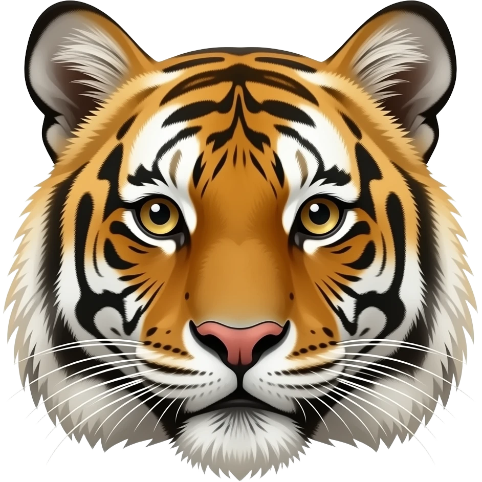 crea un emoji de tigre de bengala emoji