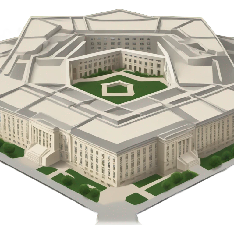 The Pentagon, usa building emoji