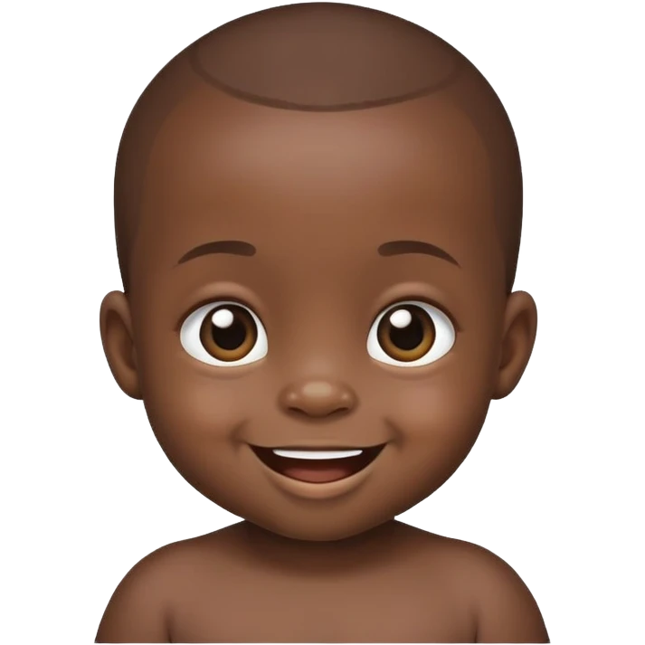 Black baby emoji