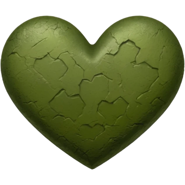 heart that is army green emoji