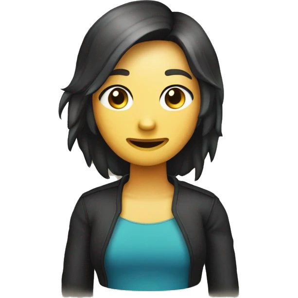 Trái tim 1 nửa màu đen 1 nửa còn lại màu tím. emoji