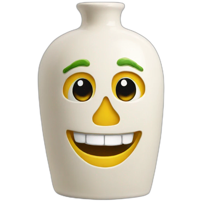 Tequila bottle ceramic emoji