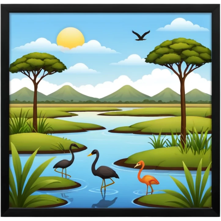 african wetlands emoji