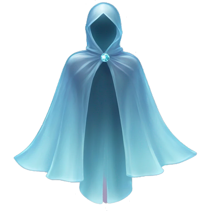 faceless mannequin flapping crystal cape emoji