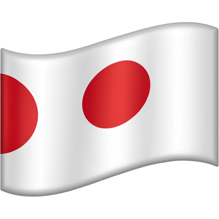 Japan flag thick white border  emoji