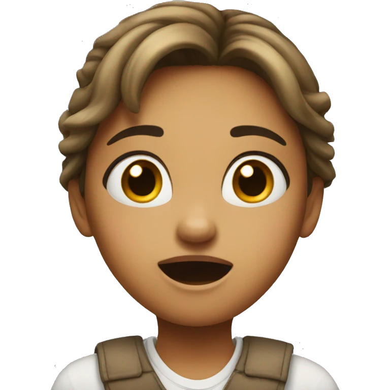 girl surprised emoji