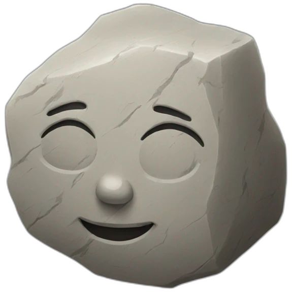 Stone emoji