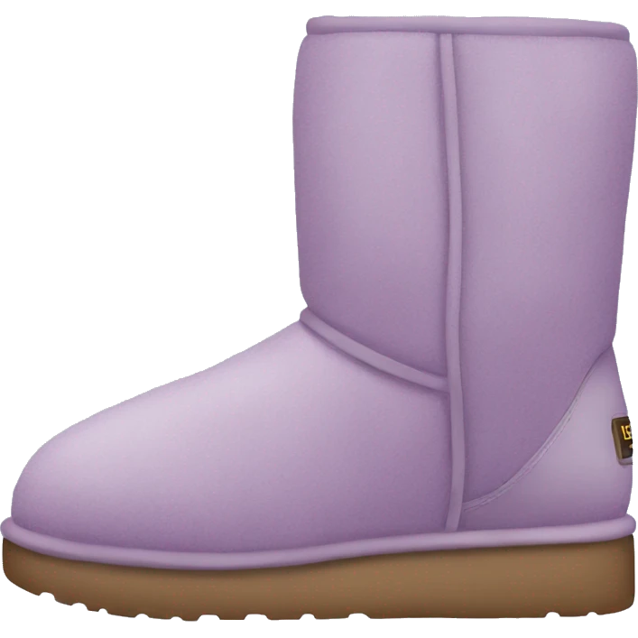 Light purple Ugg boots  emoji