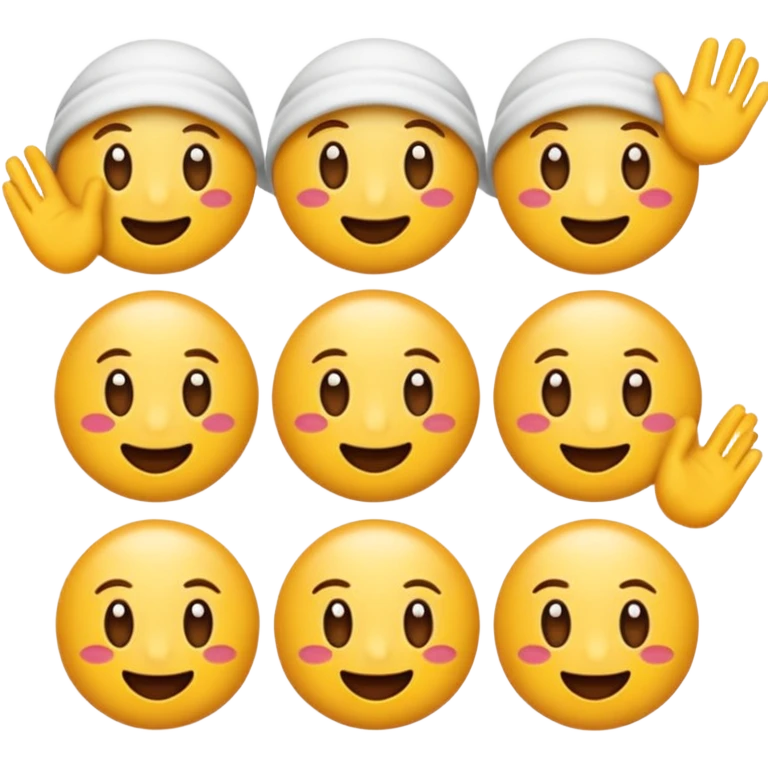 Manos de Emoji de fantasmita  haciendo señas  emoji