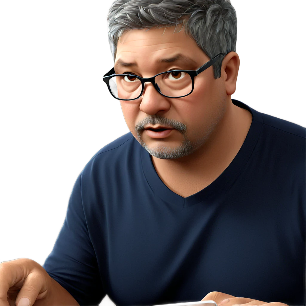 indoor portrait of a man emoji