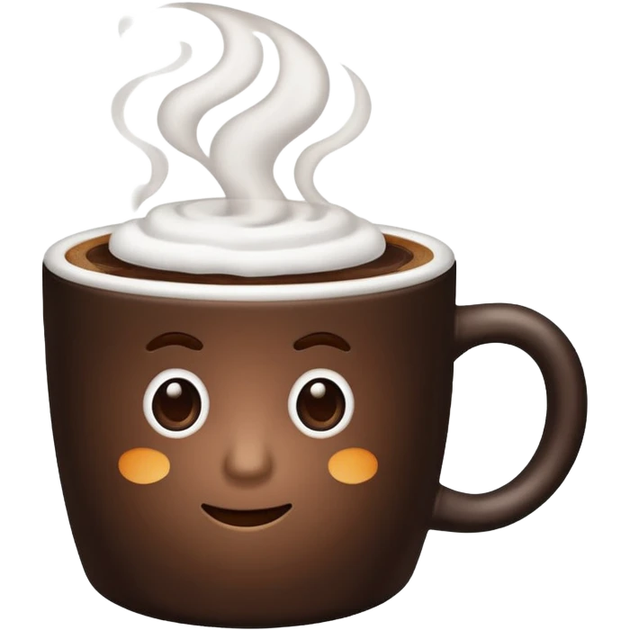 Non mais la on dirait du café et en plus la atse à un visage, wtf c'est quoi ça emoji