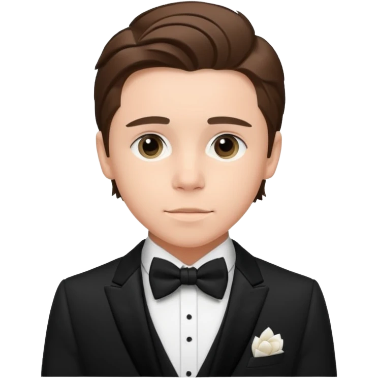 brooklyn beckham at wedding emoji
