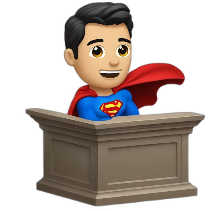 political pulpit superman emoji