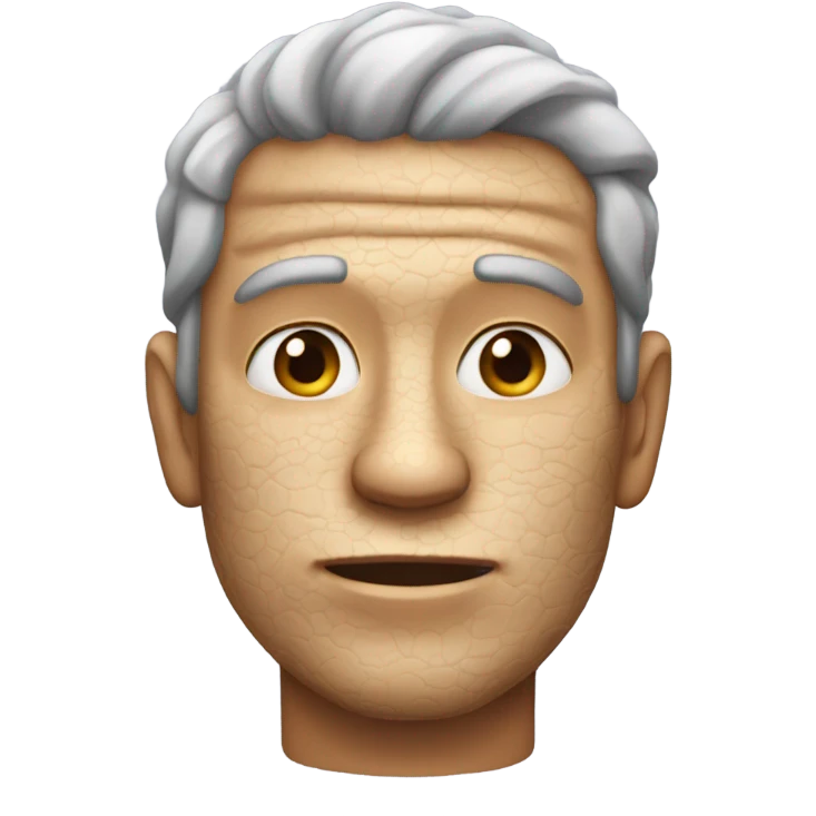 Man with scaly skin emoji