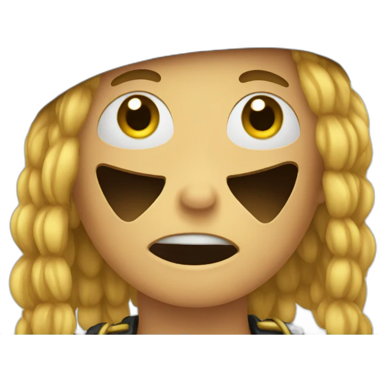 Crying pirate emoji