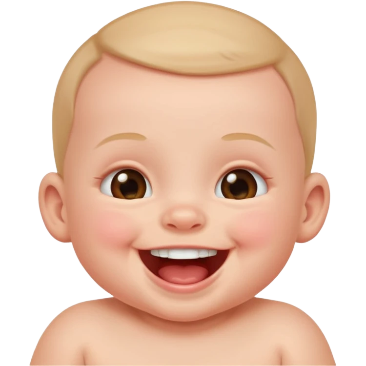 gülen bebek emoji