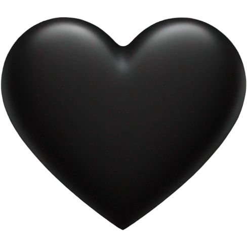 Black heart emoji