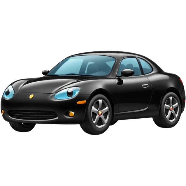 grosse voiture noire emoji
