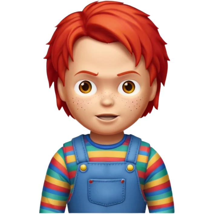 Un emojin de chuky emoji