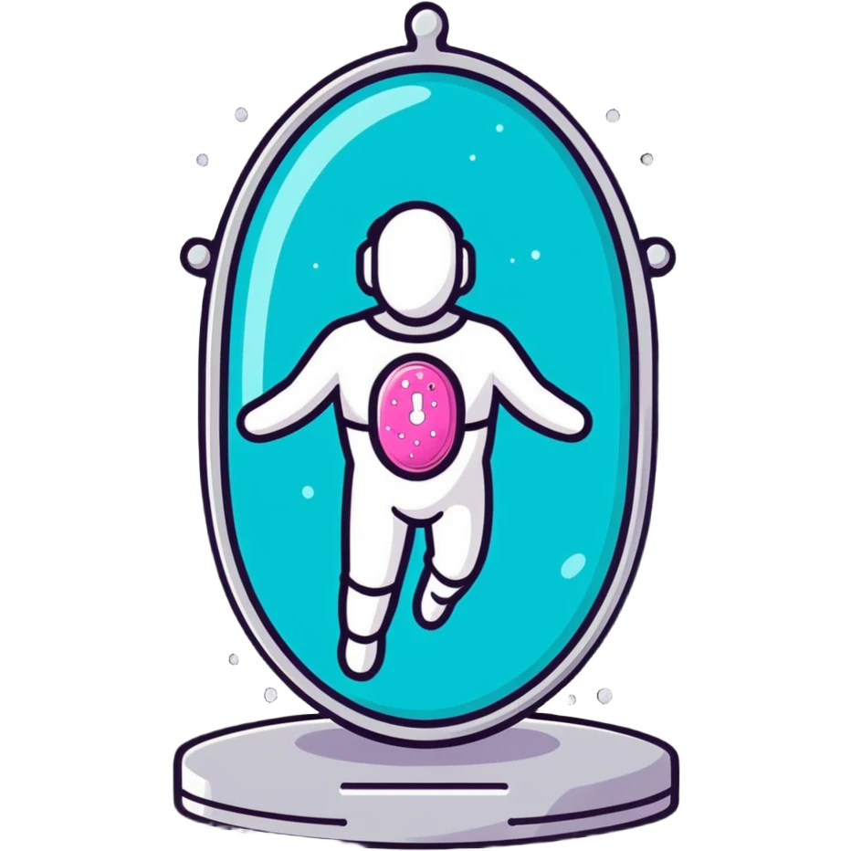 Silver capsule levitating among bright shining particles, with a translucent shield floating over an ethereal immune defense figure and a radiant thyroid gland in the background emoji