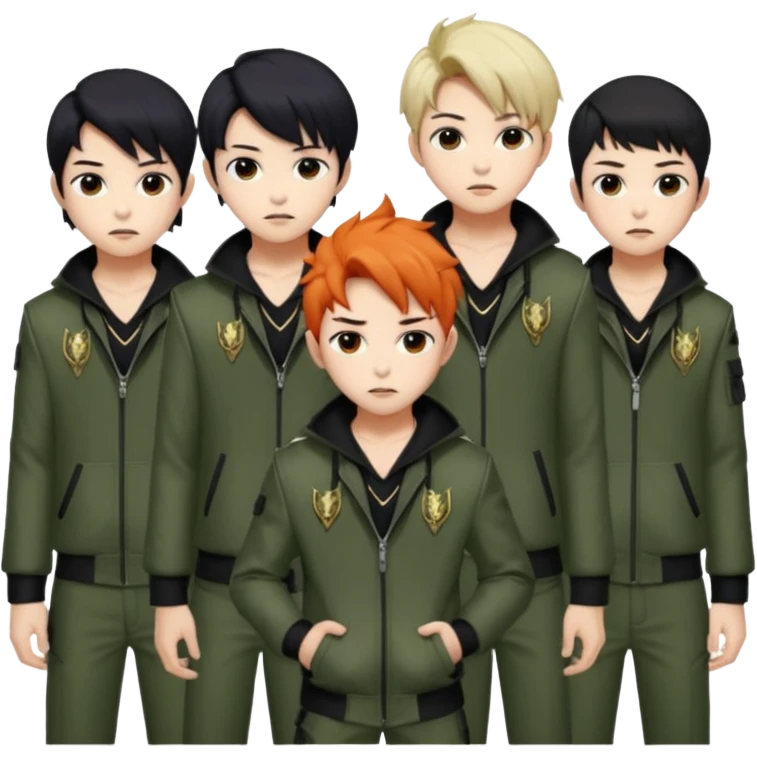 Rumi Mira Zoey Jinu Abby Saja Baby Saja From K-pop Demon Hunters Saja Boys & Hunters/X emoji