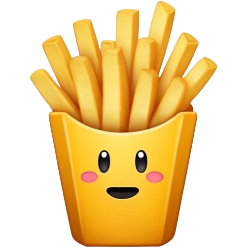 Fries from BFDI￼ emoji