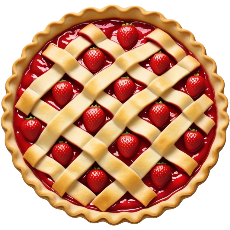 strawberry pie emoji