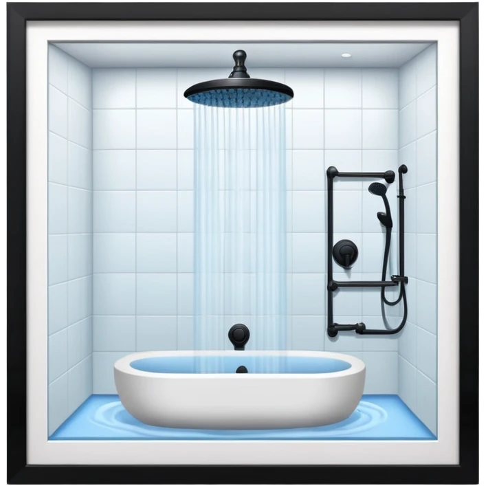  shower and bathroom  emoji