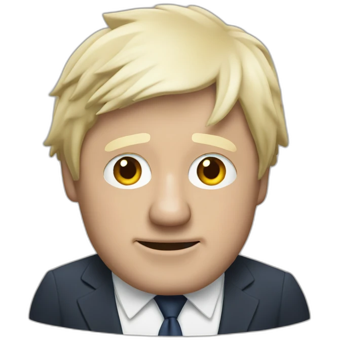 Boris Johnson builds back better emoji