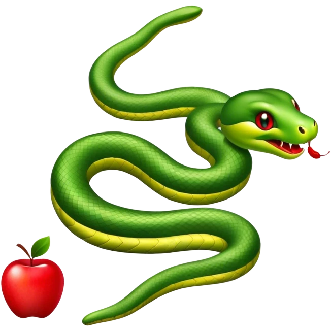 the classic snake game emoji