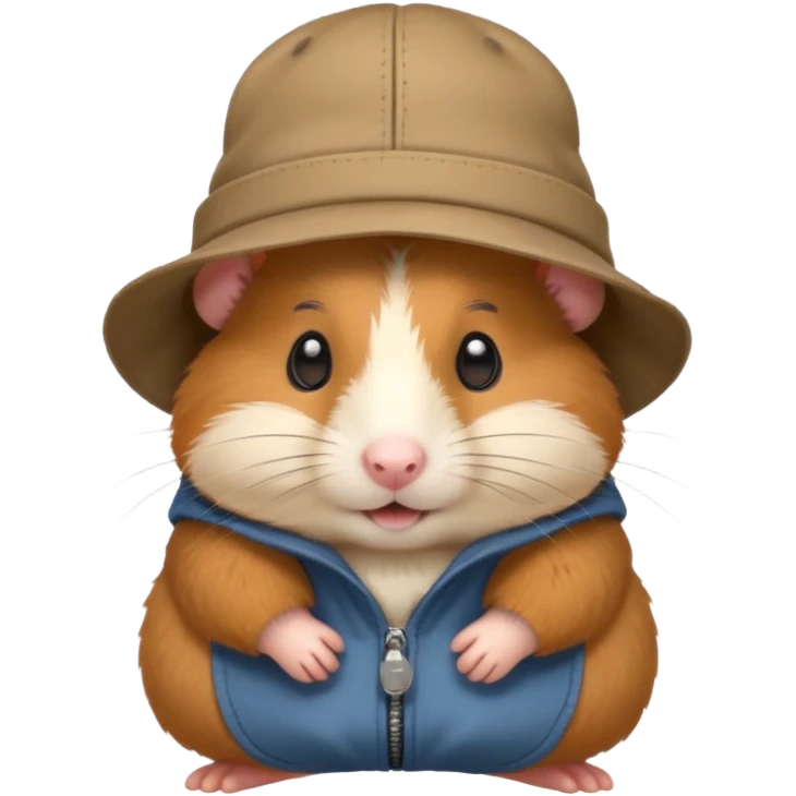 hamster with hat emoji