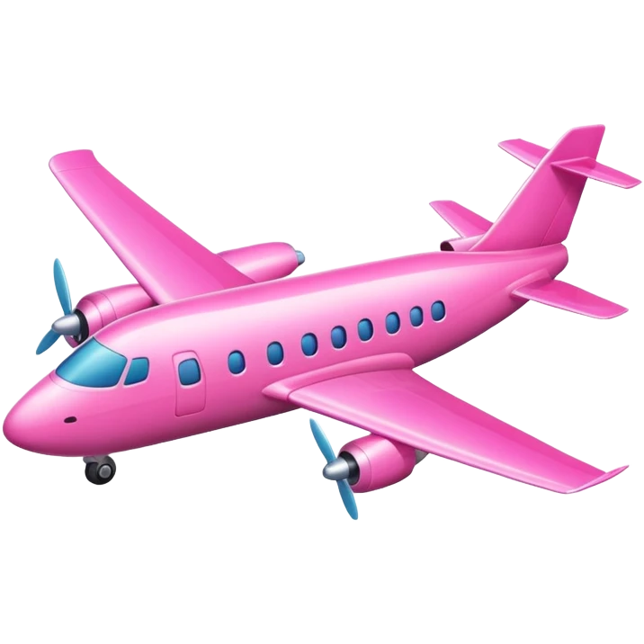 I want a pink airplane  emoji