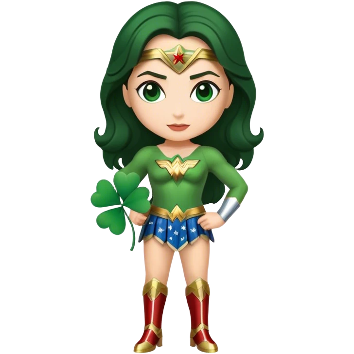 Wonder Woman st Patrick’s day emoji