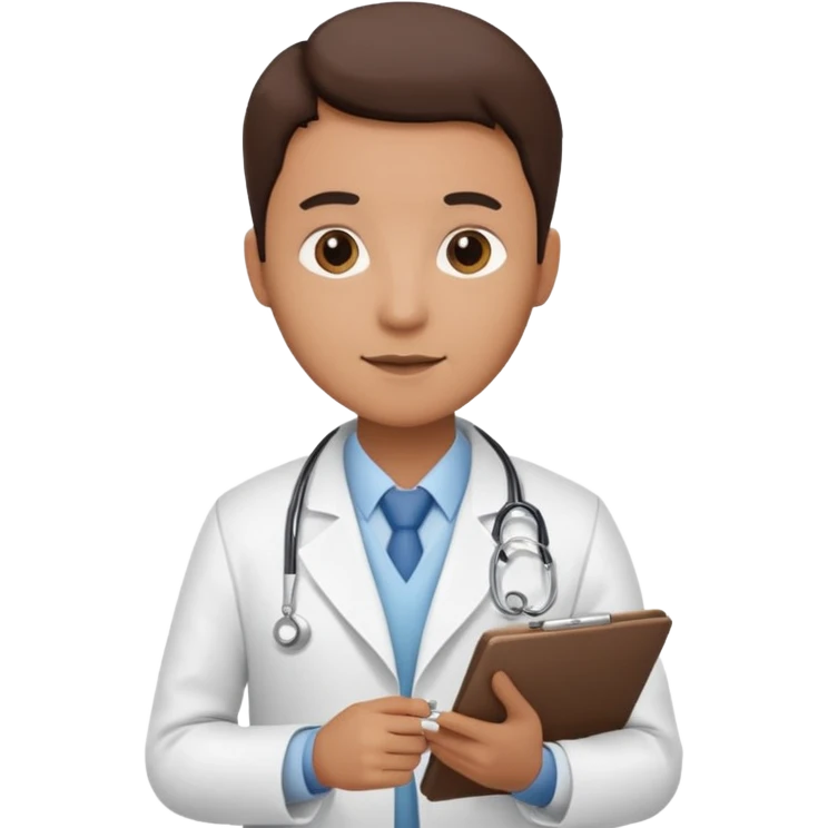 doctor with checklist emoji