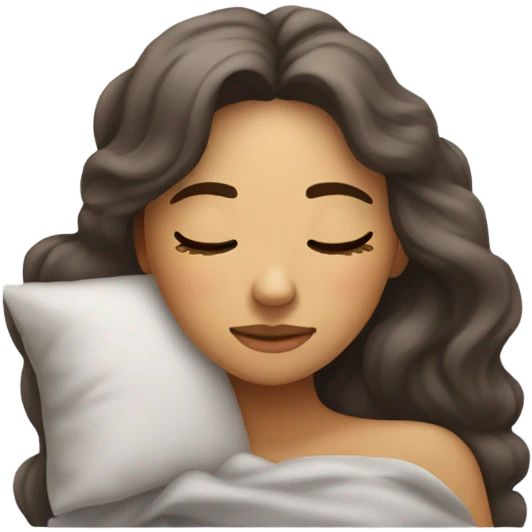 Women sleeping  emoji