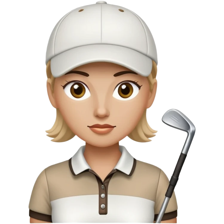 Golf lady emoji