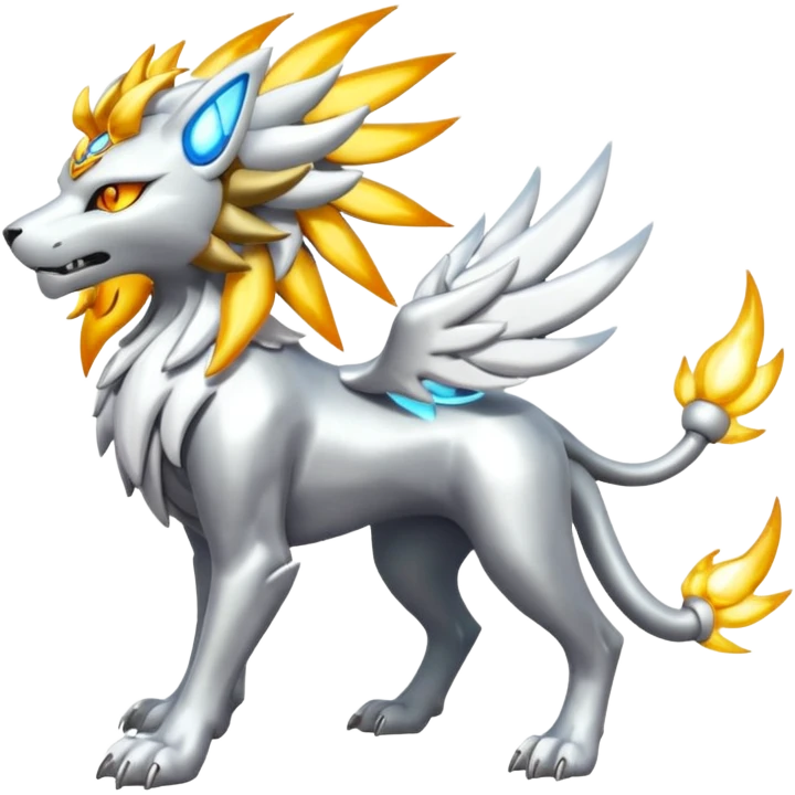 Solgaleo-Fakémon-hybrid-creature (full body)  emoji