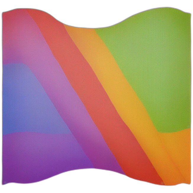 three friends pride flag emoji