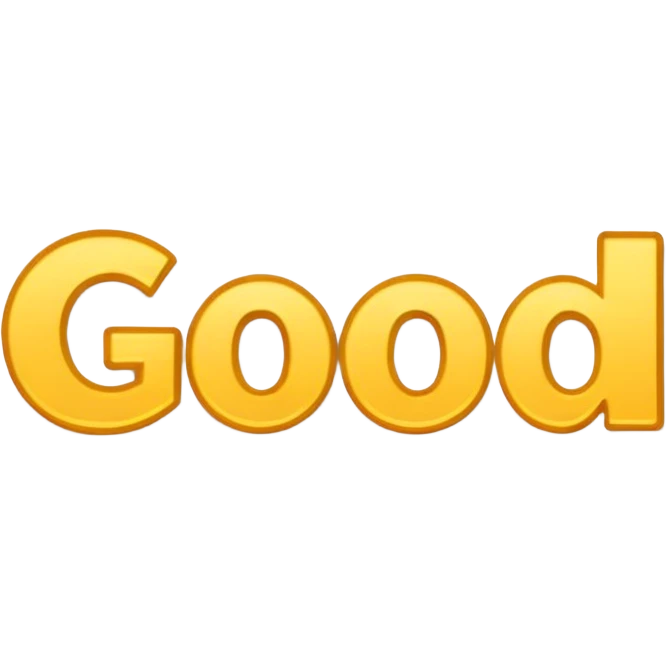 a banner and good written in it emoji