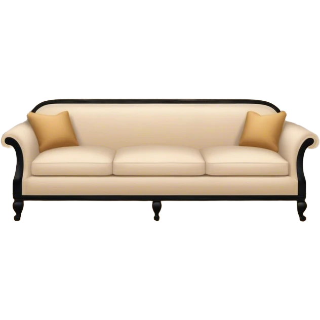 beige room filled with classic show house furniture with ears of all skin colors protruding from the wall as wallpaper every 6 inches apart both up and down emoji
