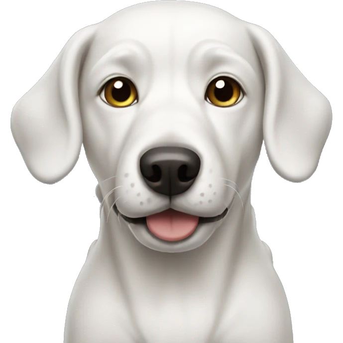 white dog  emoji