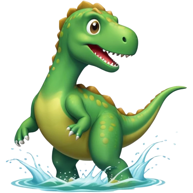 dinossauro a surfat  emoji
